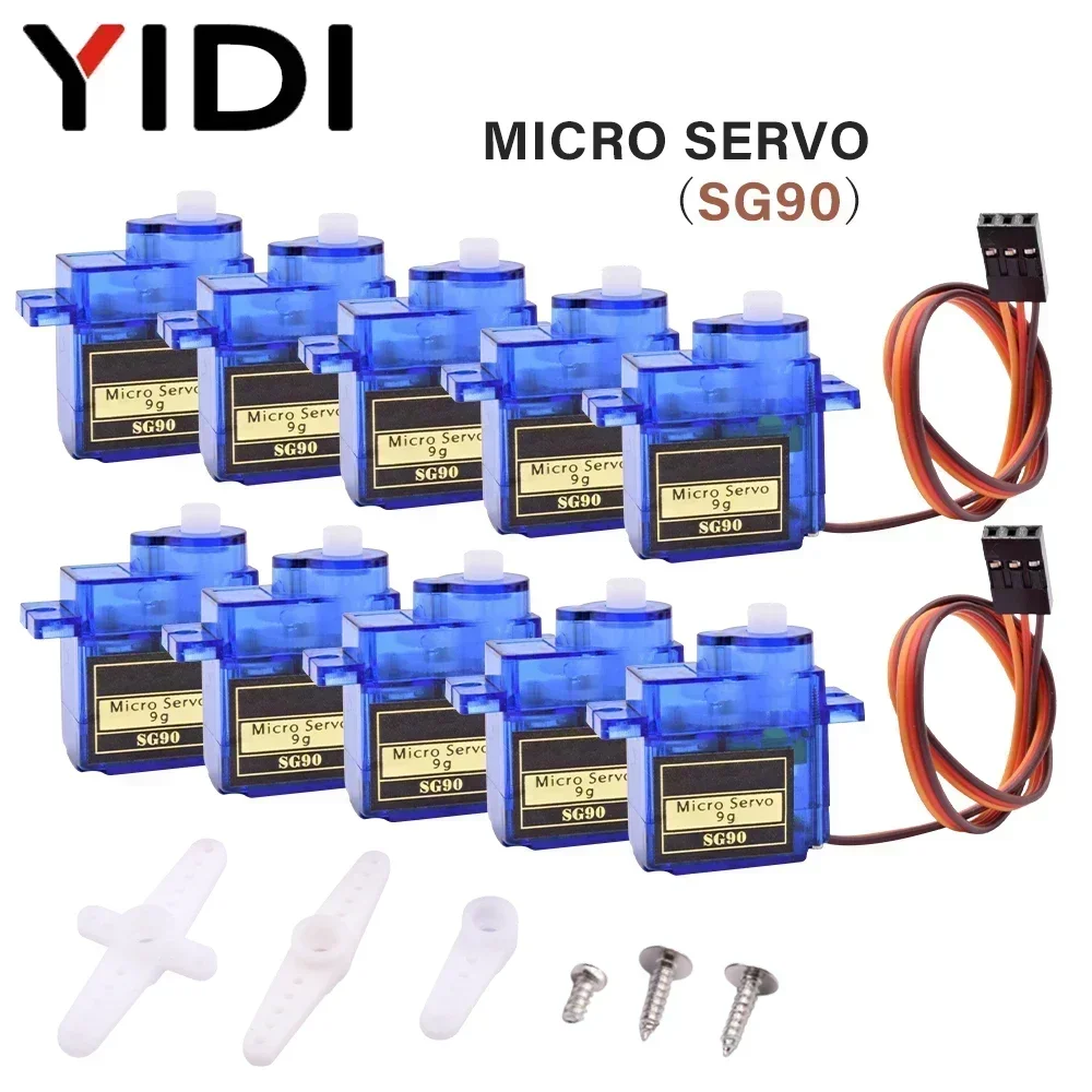Servo Motor Sg90 - 2/4/5/10/20 pçs arduino analógico micro servo