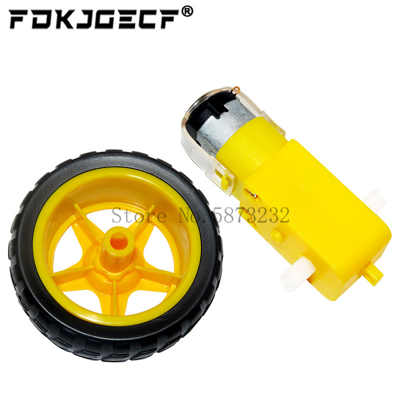Diy Electronics India - Motor de engrenagem para arduino, kit
