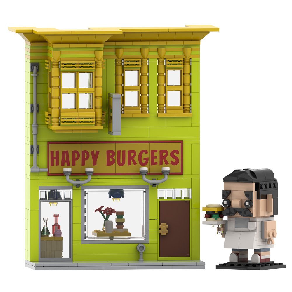 Diy Electronics Shop - Gobricks MOC Bobs Burgers Blocos de