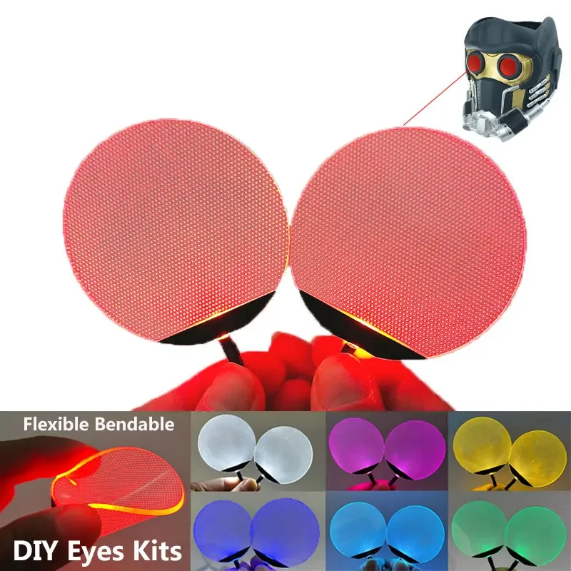 Diy Electronics News - Halloween flexível dobrável redondo diy led