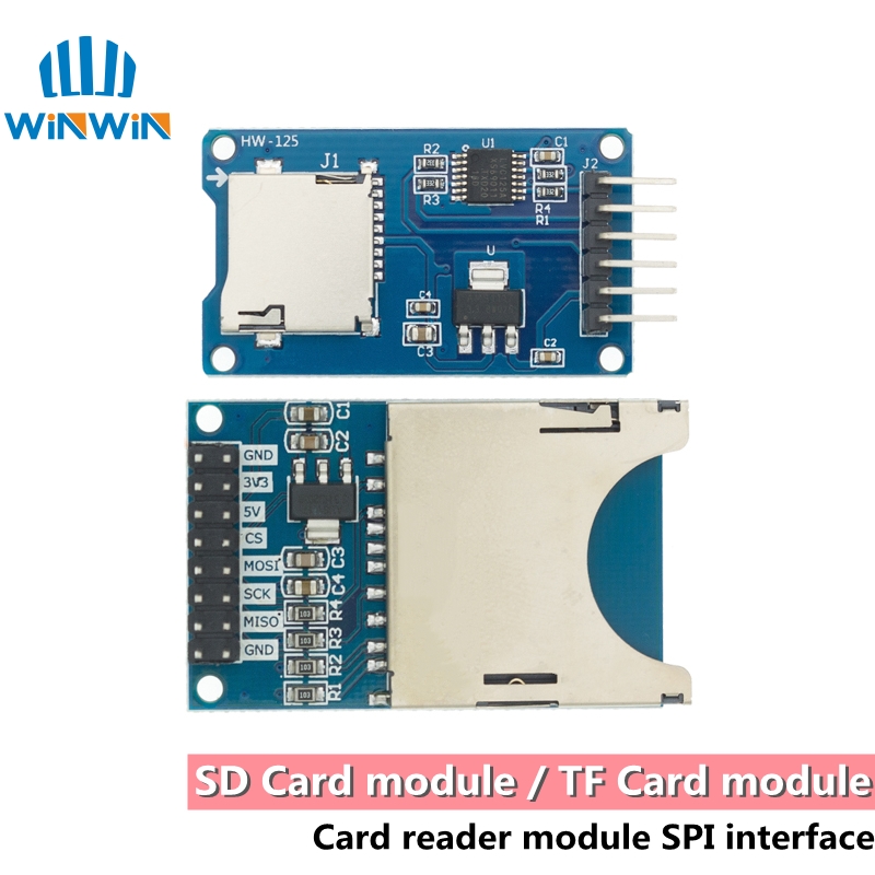 Sd Card Module Spi - Placa de expansão de armazenamento micro
