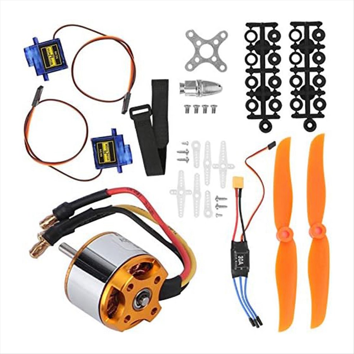 Servo Motor Sg90 - A99X 2212 1400KV Motor + Hélice