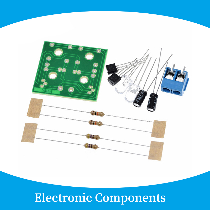 Diy Electronics News - Kit eletrônico diy 5mm led circuito