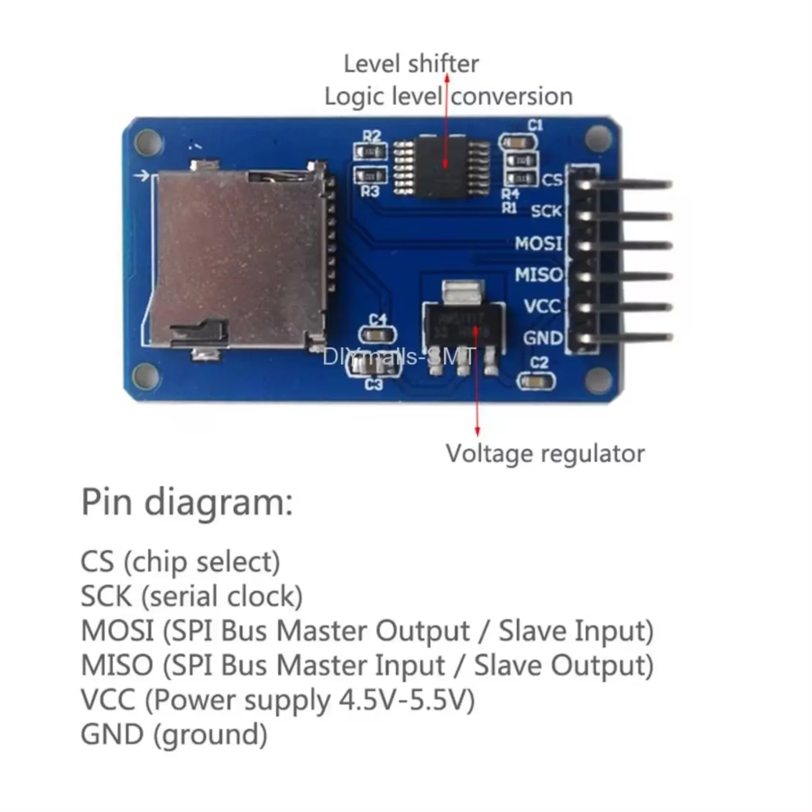 Módulo de Cartão Micro SD Mini - Sd Card Module Spi avaliação e preço