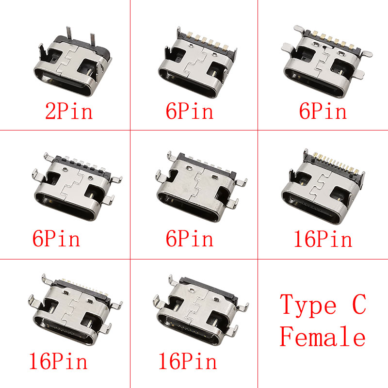 10 pçs usb tipo c fêmea jack p - Smd Solder Paste avaliação e preço