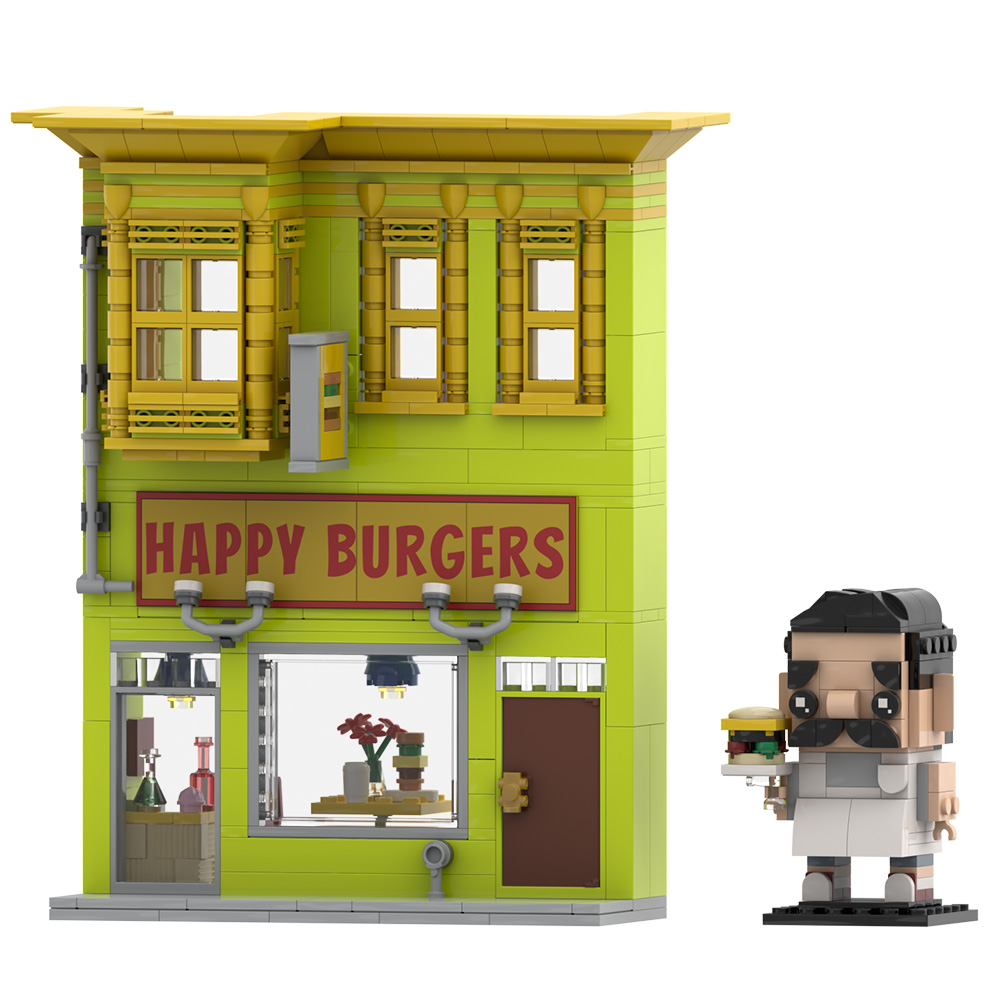 Gobricks MOC Bobs Burgers Bloc - Diy Electronics Shop avaliação e preço