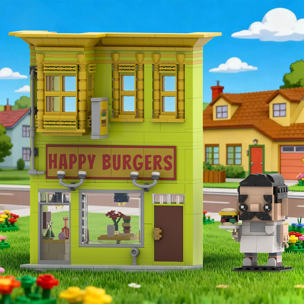 Gobricks MOC Bobs Burgers Bloc - Diy Electronics Shop avaliação e preço
