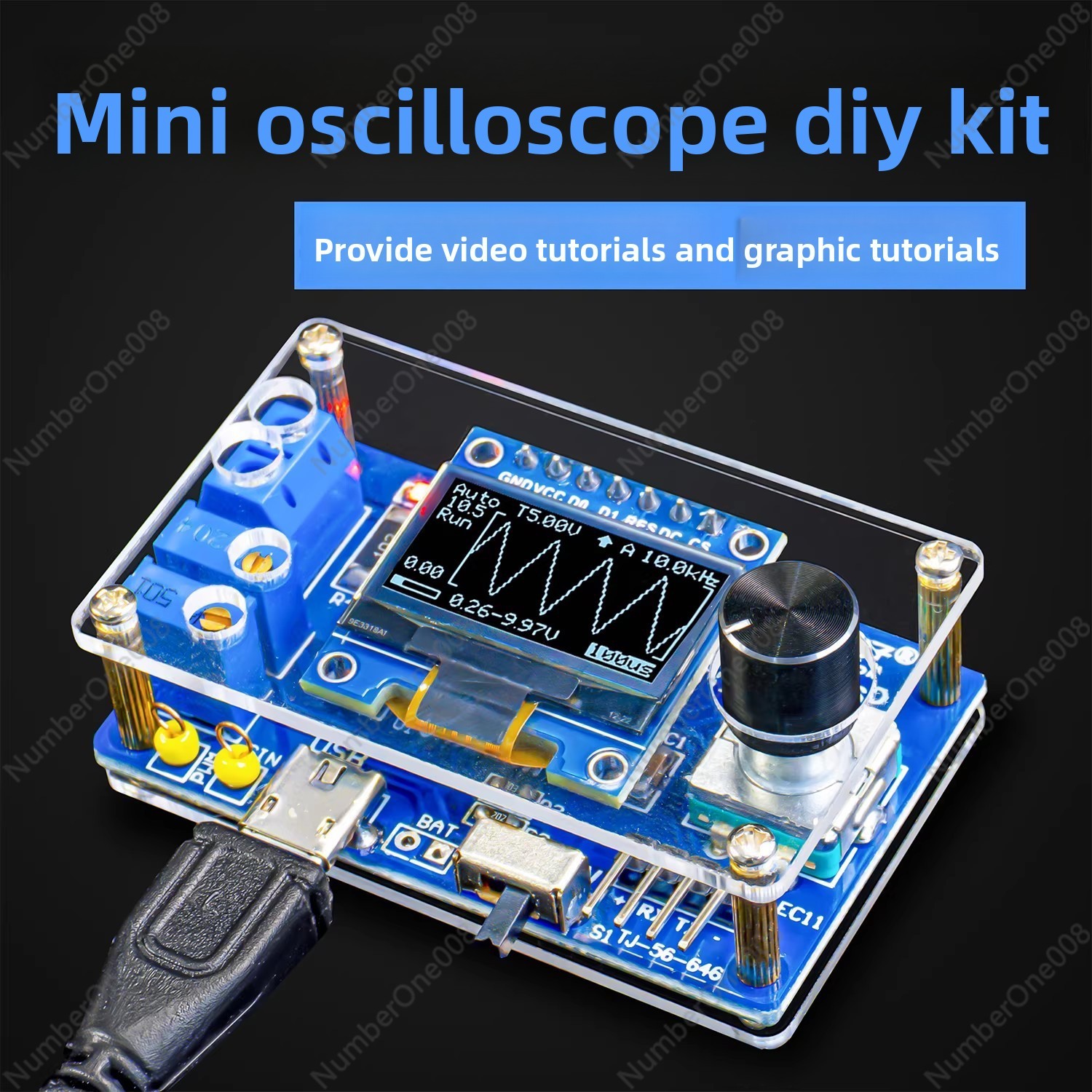 Kit DIY de Osciloscópio Mini D - Oscilloscope Dso Mini avaliação e preço