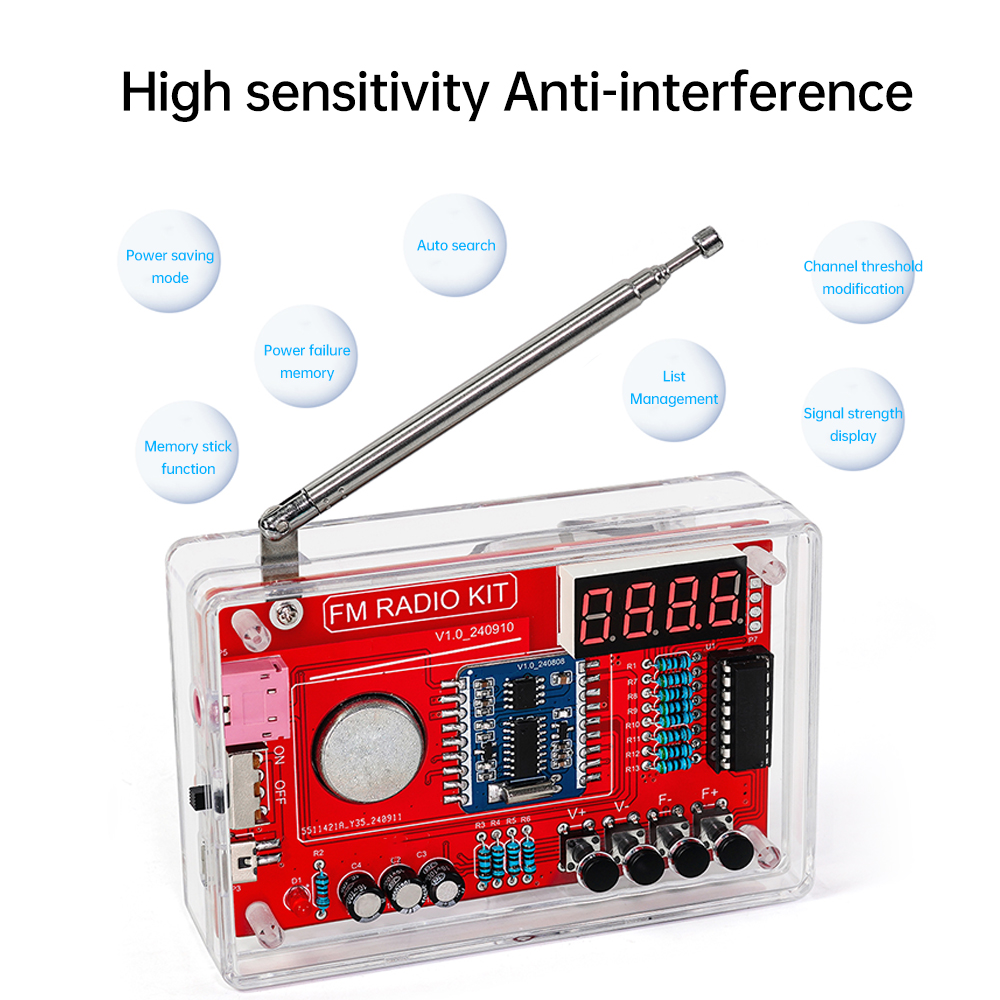    Rda5807 diy kit eletrônico - Diy Electronics Game avaliação e preço