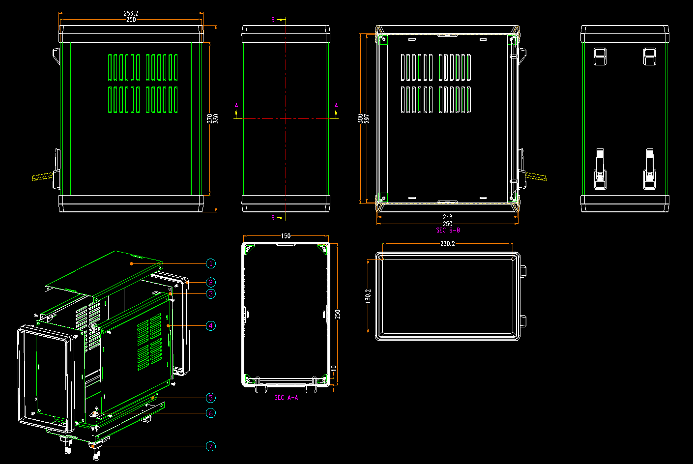 Caixa de junção de ferro, proj - Diy Enclosure For Electronics avaliação e preço