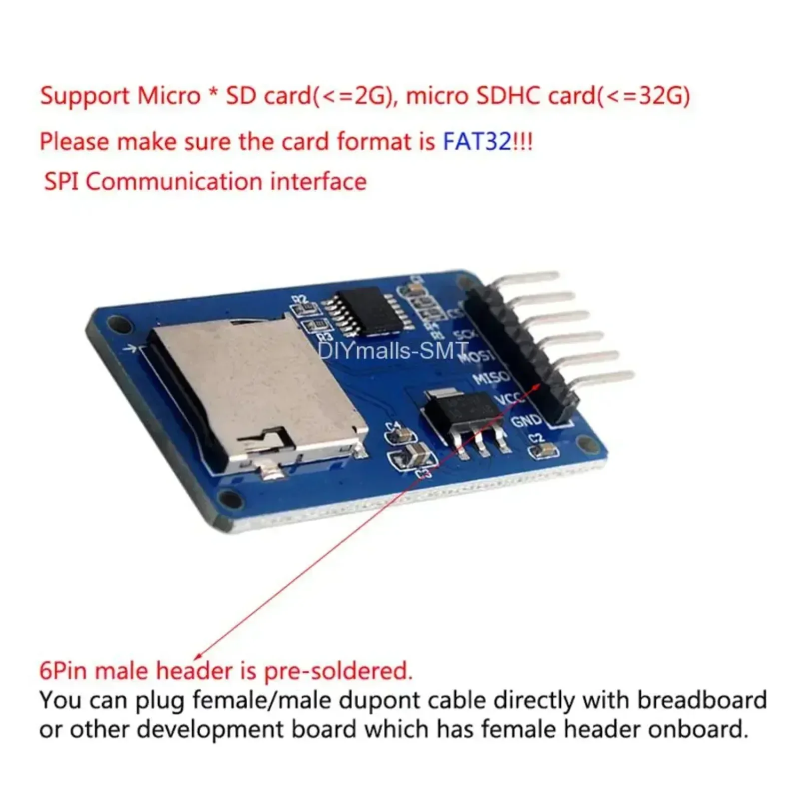 Módulo de cartão micro sd com  - Sd Card Module Spi avaliação e preço