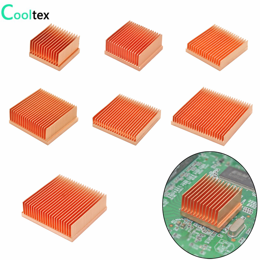 Diy cobre puro dissipador de c - Diy Electronics For Home avaliação e preço