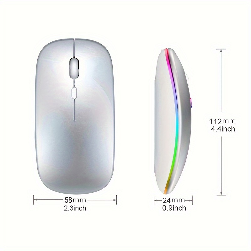Mouse sem fio rgb recarregável - Diy Mouse Electronics avaliação e preço