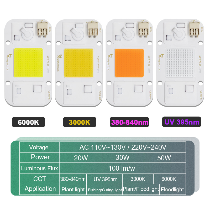 Chip led 50w 220v 110v sem sol - Diy Electronics News avaliação e preço
