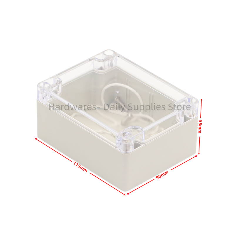 1 peça 115x90x55mm caixa de pl - Diy Enclosure For Electronics avaliação e preço