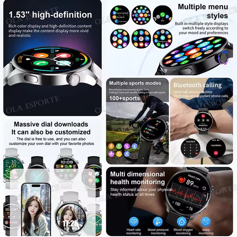 Novo Smartwatch para Homens e  - Diy Electronics Music avaliação e preço