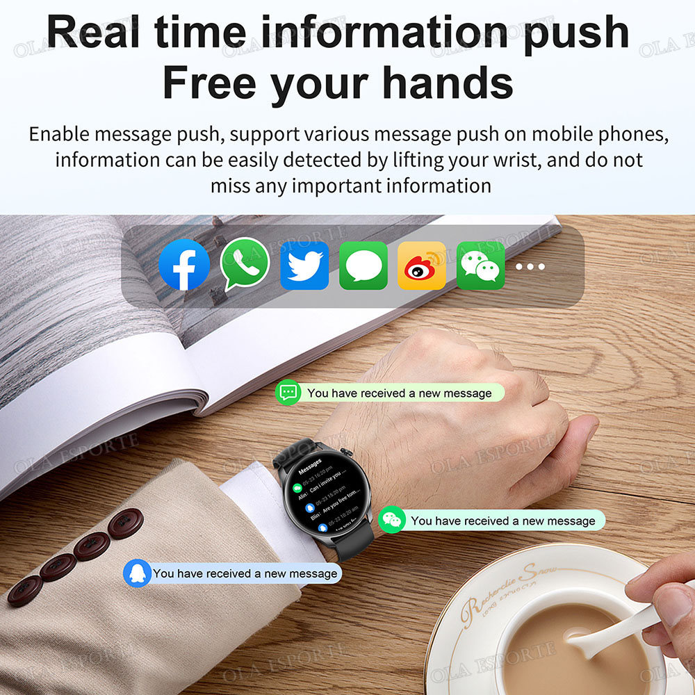 Novo Smartwatch para Homens e  - Diy Electronics Music avaliação e preço