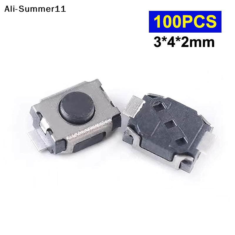 【Mm】100 Peças Botão Micro Swit - Push Button Tactile avaliação e preço