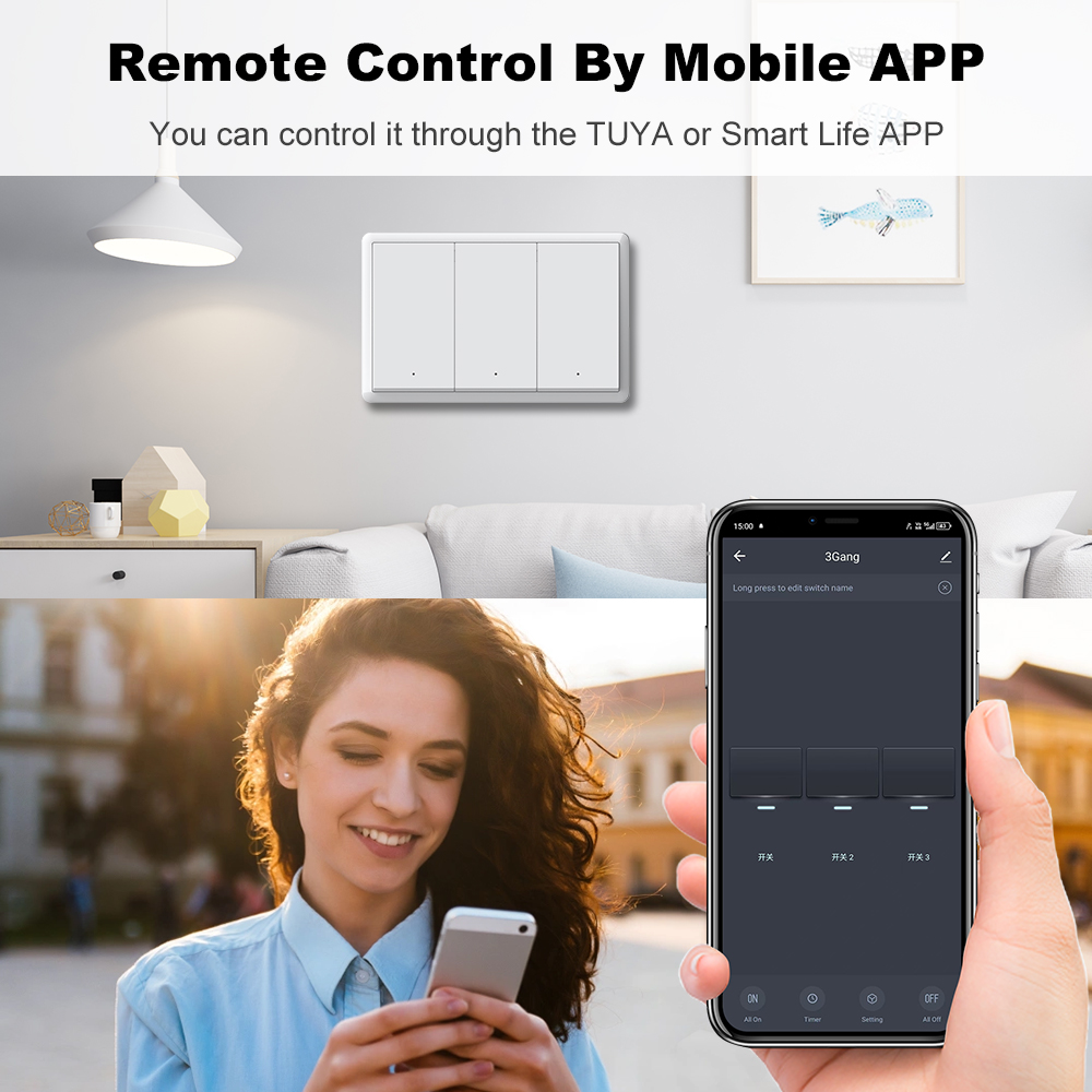Interruptor Inteligente ZigBee - Push Button Tactile avaliação e preço